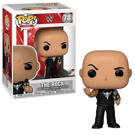 Funko WWE Wrestling NWSS POP WWE The Rock Vinyl Figure 78 ToyWiz