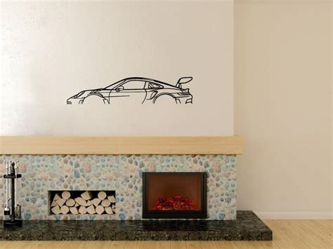 Gt Rs Mod Le Classic Metal Silhouette Wall Art Etsy France