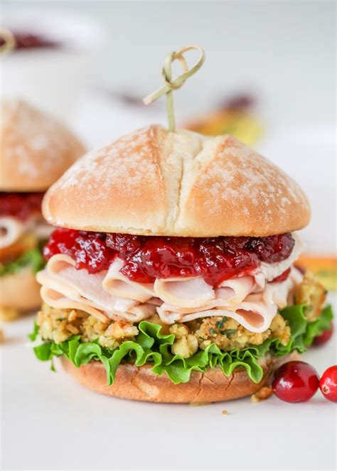 Turkey Cranberry Sandwich | Lil' Luna