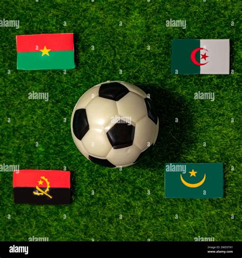 Flags Of The Teams Participating In Group D Of The African Cup Of