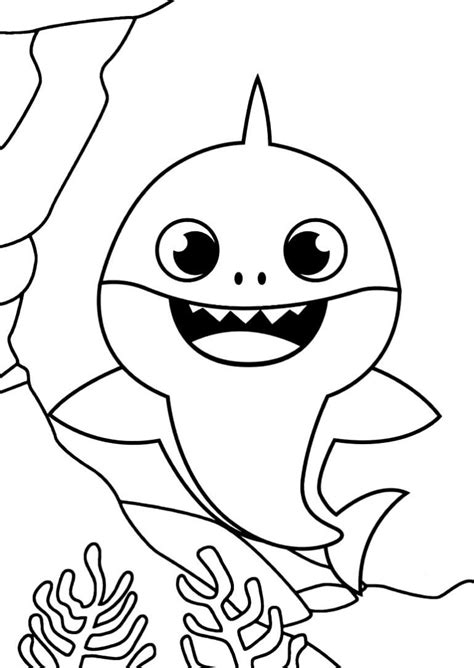 50 Desenhos do Baby Shark para colorir Dicas Práticas