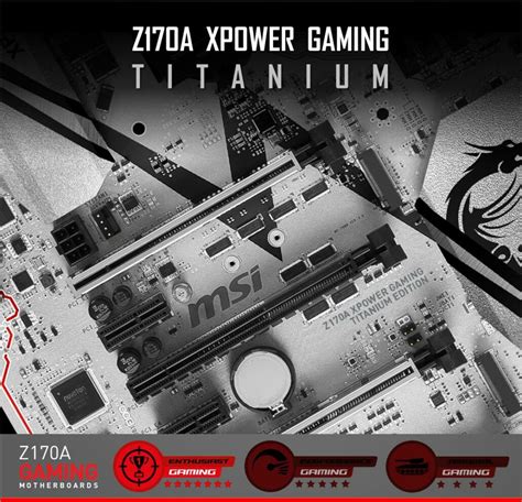 Msi S Flagship Z170a Xpower Gaming Titanium Edition Motherboard Unveiled Pure White And Black