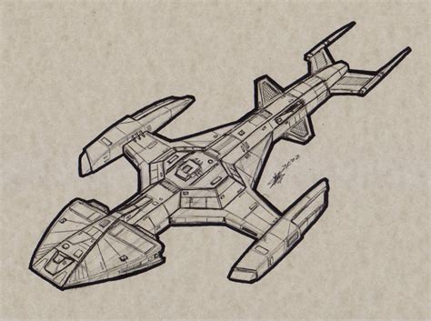 Cardassian Tragev Class Frigate 00 By Atolmazel On Deviantart