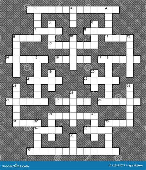 Crossword Puzzle Templates Free Blank To Start Using It You Need To