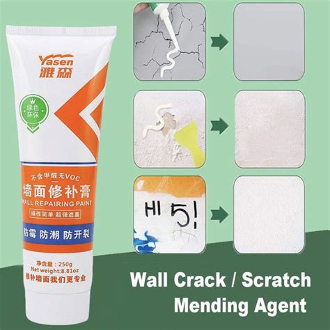 Universal Wall Mending Ointment Set W Tools Sealant For Walls Peeling