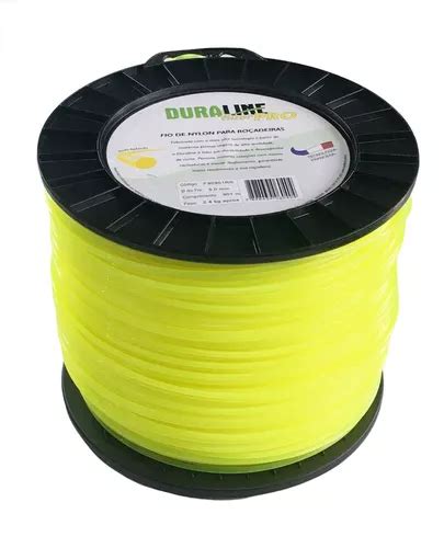 Fio Nylon Roçadeira Duraline Fluor Pro Redondo 3 0 Mm Parcelamento