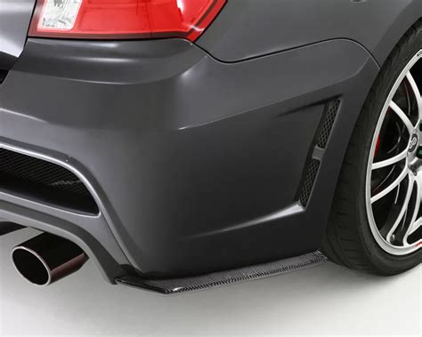 Damd Matte Black Sturm Rear Bumper Extension Subaru Impreza Wrx Sti Gv