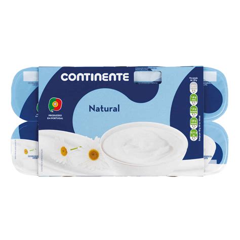 Iogurte Natural Continente Emb Gr Un Continente Online