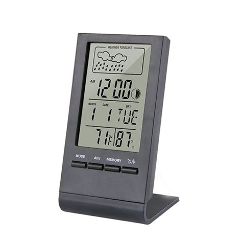 CX 220 Digital Thermometer Hygrometer Indoor Alarm Clock Weather