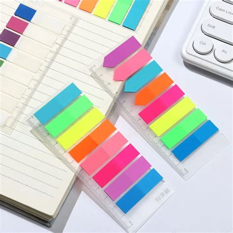 NOTE ADHESIVE 3 Lot de 80 étiquettes autocollantes pour feutres