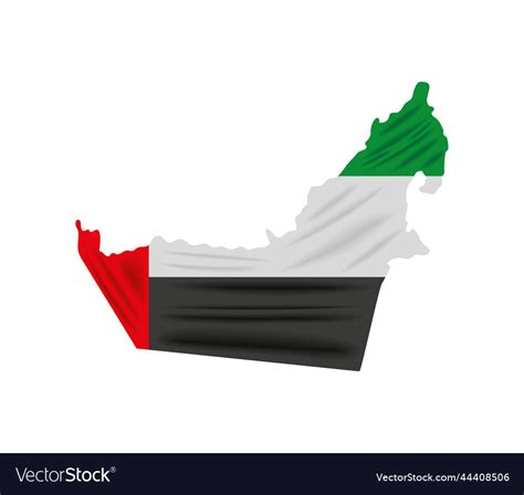 Uae Flag Map