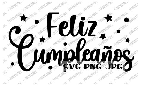 Feliz Cumpleanos SVG Feliz Cumpleaños SVG Español SVG Etsy España