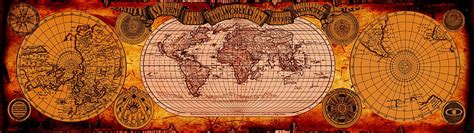 Vintage World Map Dual Monitor Vintage Dual Screen Hd Wallpaper Pxfuel