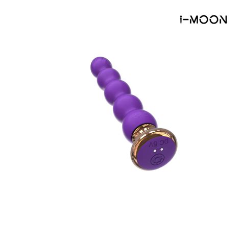 Plug Anal I Moon Kongqing Escalonado Em Silicone Controle Remoto