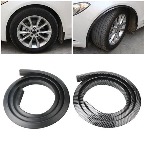 A Pair Universal Fender Flares Car Wheel Eyebrow Protector Lip Wheel