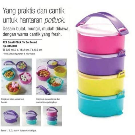 Jual Small Click To Go Tupperware Fun Ctg Rantang Mini Shopee Indonesia