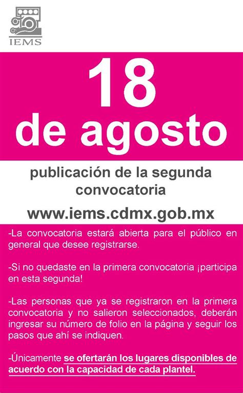 Iems Cdmx On Twitter Quenosetepase Mañana Se Publica La Segunda