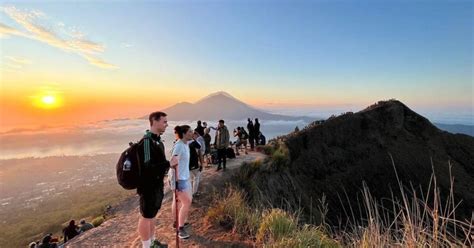 Ubud Mount Batur Sunrise Trekking Natural Hot Spring Tour GetYourGuide