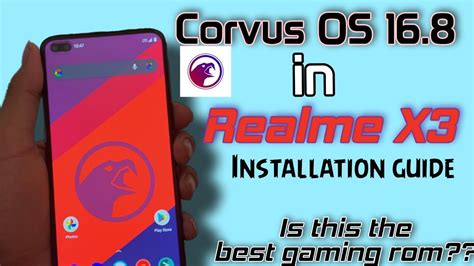 Corvus Os For Realme X Sz Is This The Best Gaming Rom Youtube