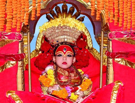 Living Goddess Kumari Kathmandu Photo 5078 PhotoNepal