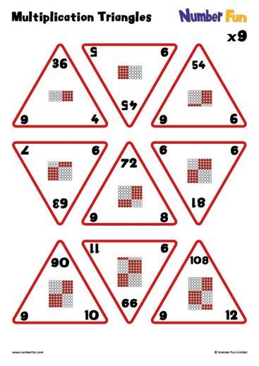 Multiplication Triangles Download Number Fun