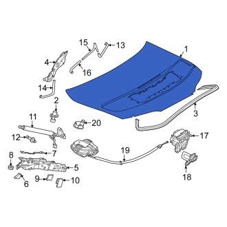 Mercedes Car Replacement Trunk Lids Parts Carid