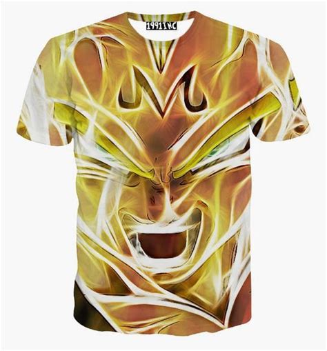 Dragon Ball Z Super Saiyan Majin Vegeta D T Shirt Dragon Ball Z