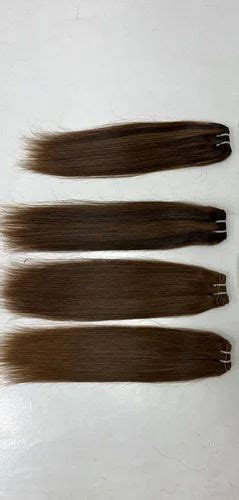 Natural Black Brown Double Drawn Remy Hair For Parlour Pack Size