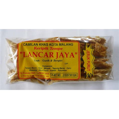 Jual Keripik Tempe Lancar Jaya Khas Malang Shopee Indonesia