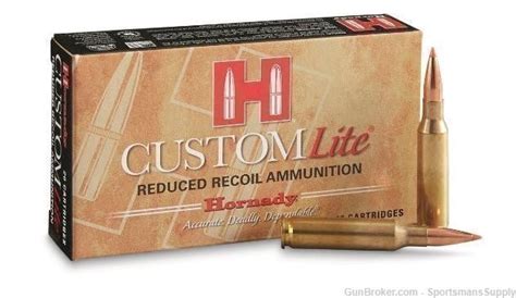 100 Rnds Hornady Custom Lite 7mm 08 Rem 120 Gr SST 805727 Rifle