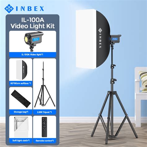 Jual INBEX IL 100A LED Video Lighting Studio Daylight CRI 95 Lampu Foto