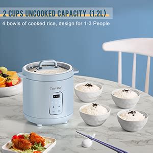 Amazon Topwit Mini Rice Cooker 2 Cups Uncooked Small Rice Cooker