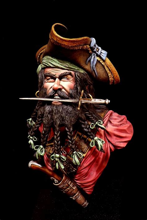 “Blackbeard” Edward Drummond Teach by Fabio Naskino Fiorenza · Putty