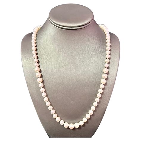 Tiffany And Co 8 5 9mm Cultured Pearl Necklace At 1stDibs Akoya