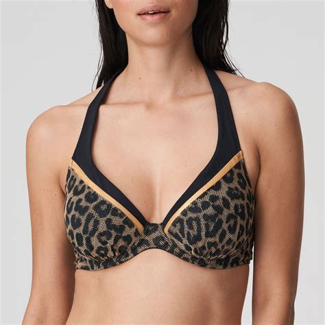 PrimaDonna Swim KIRIBATI Golden Safari Bikini Top Triangle Padded