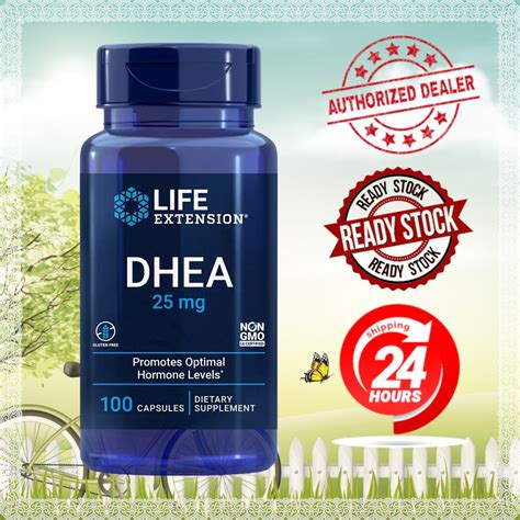 Dhea 25 Mg 100 Capsules ️‍🔥 👍👍👍👍👍💙 Life Extension 💙 Shopee Malaysia