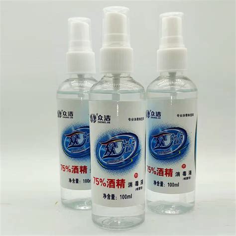 众洁 75酒精消毒液 100ml 新明辉商城