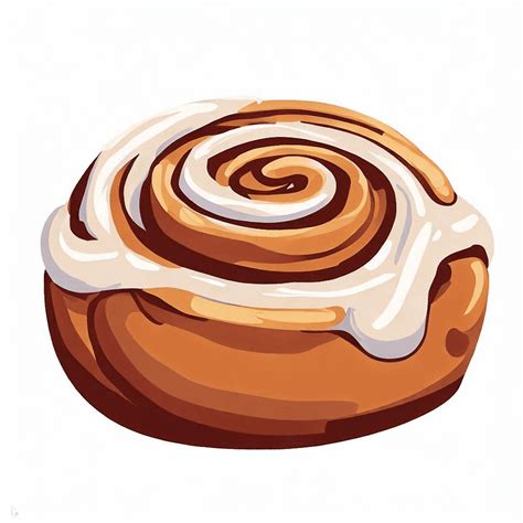 Cinnamon Roll Clipart Photo - ClipartWorld