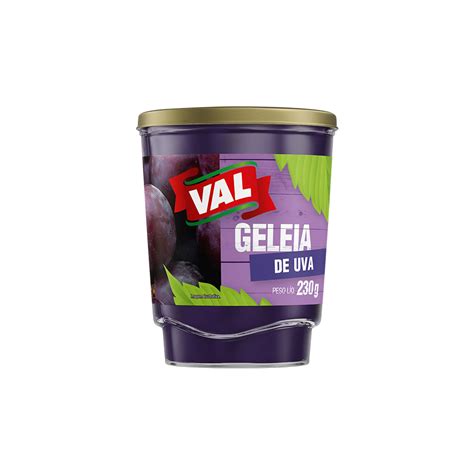 Geleia De Uva Val Vidro Cx Un X G Val Alimentos