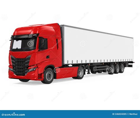 Container Truck Isolated Stock Illustration Illustration Of Power