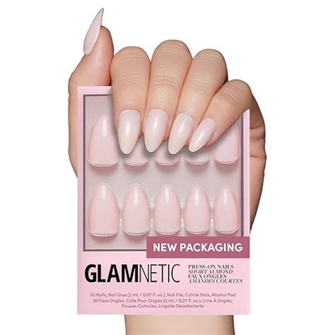 Amazon Glamnetic Press On Nails Ballet Pink Solid Opaque Light