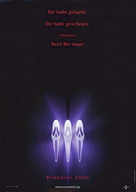 Scream 3 movie #movieposter #scifi #MovieReview #movietwit # ...