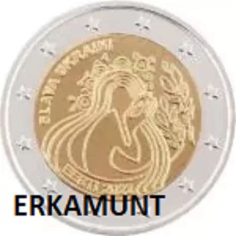 2 Euro Estonia 2022 Memorial Coin Slava Ukraini Peace For Ukraine £