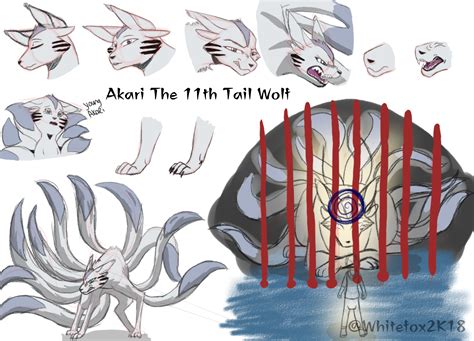 Naruto OC: Akari Tail Beast Character Study by WhiteFox2K18 on DeviantArt