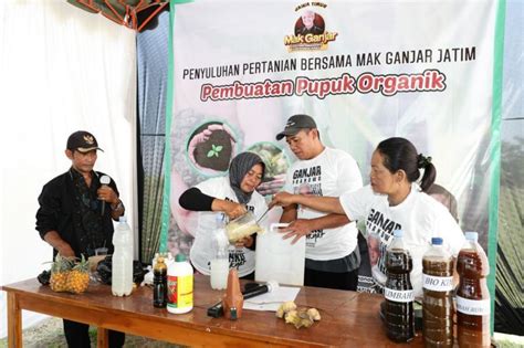 Mak Ganjar Turut Penuhi Kebutuhan Nutrisi Tanaman Melalui Pupuk Organik