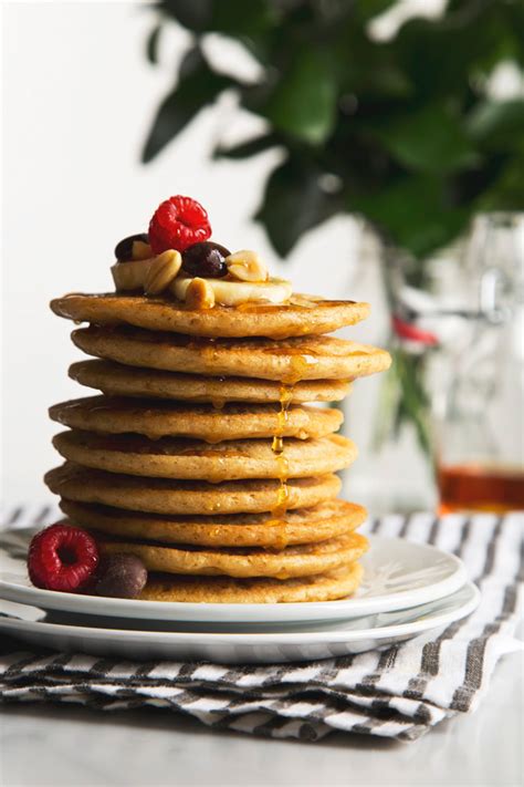 Vegan Peanut Butter Protein Pancakes (Gluten-Free & Grain-Free)