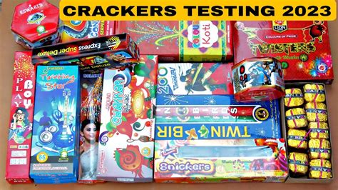 Different Types Of Crackers Testing Diwali Crackers Testing