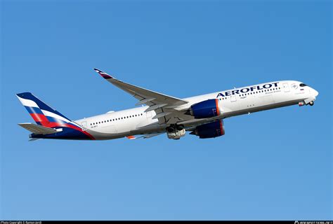 VQ BFY Aeroflot Russian Airlines Airbus A350 941 Photo By Ramon Jordi