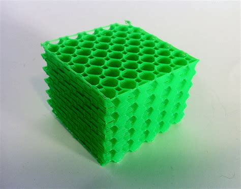 3d Printing A 3d Honeycomb Infill Concept