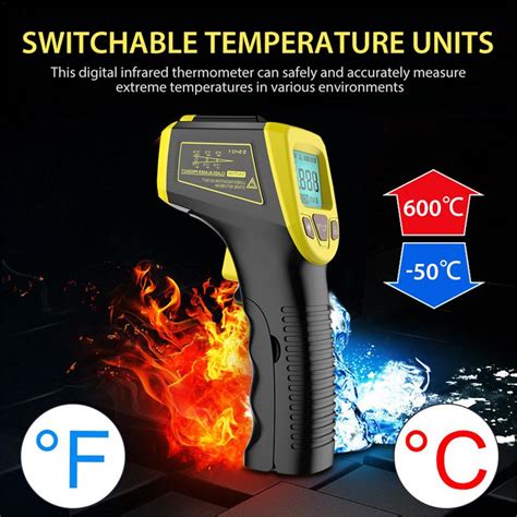 Infrared Thermometer Safe Digital Temperature Tester Lazada